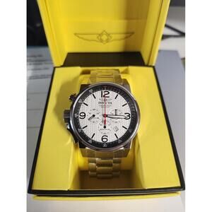 Invicta Men's Stainless Steel Chronograph - Lefty - Wear on right hand (20130)